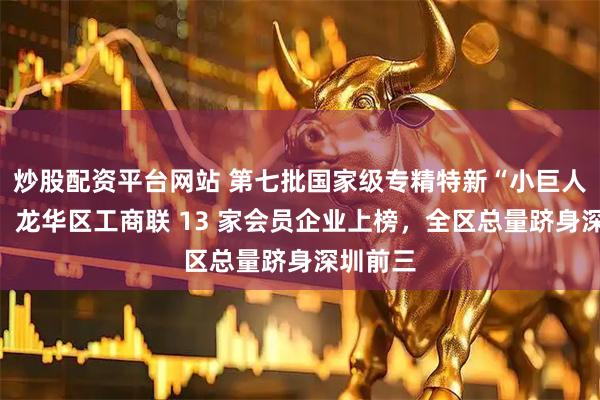 炒股配资平台网站 第七批国家级专精特新“小巨人”公示！龙华区工商联 13 家会员企业上榜，全区总量跻身深圳前三